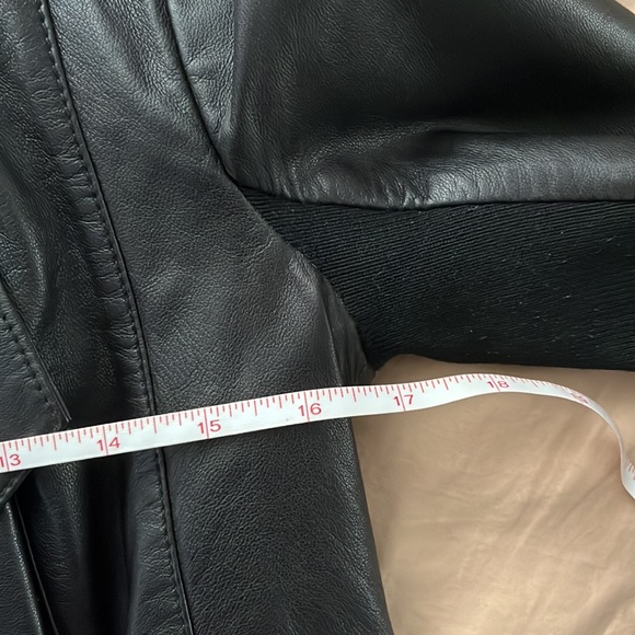 Trouvé black leather jacket - Picture 9 of 9